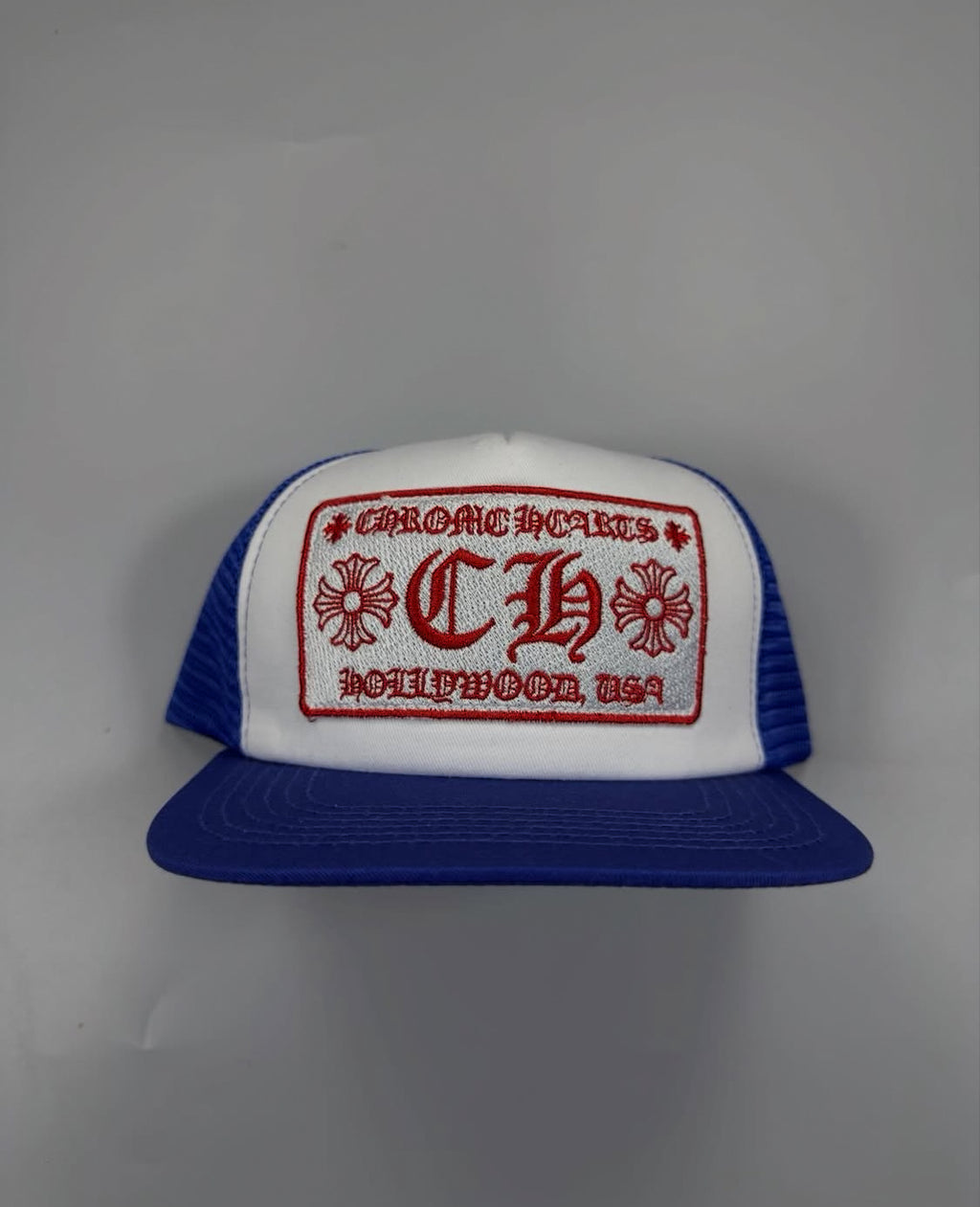 Chrome Hearts Hollywood trucker hat