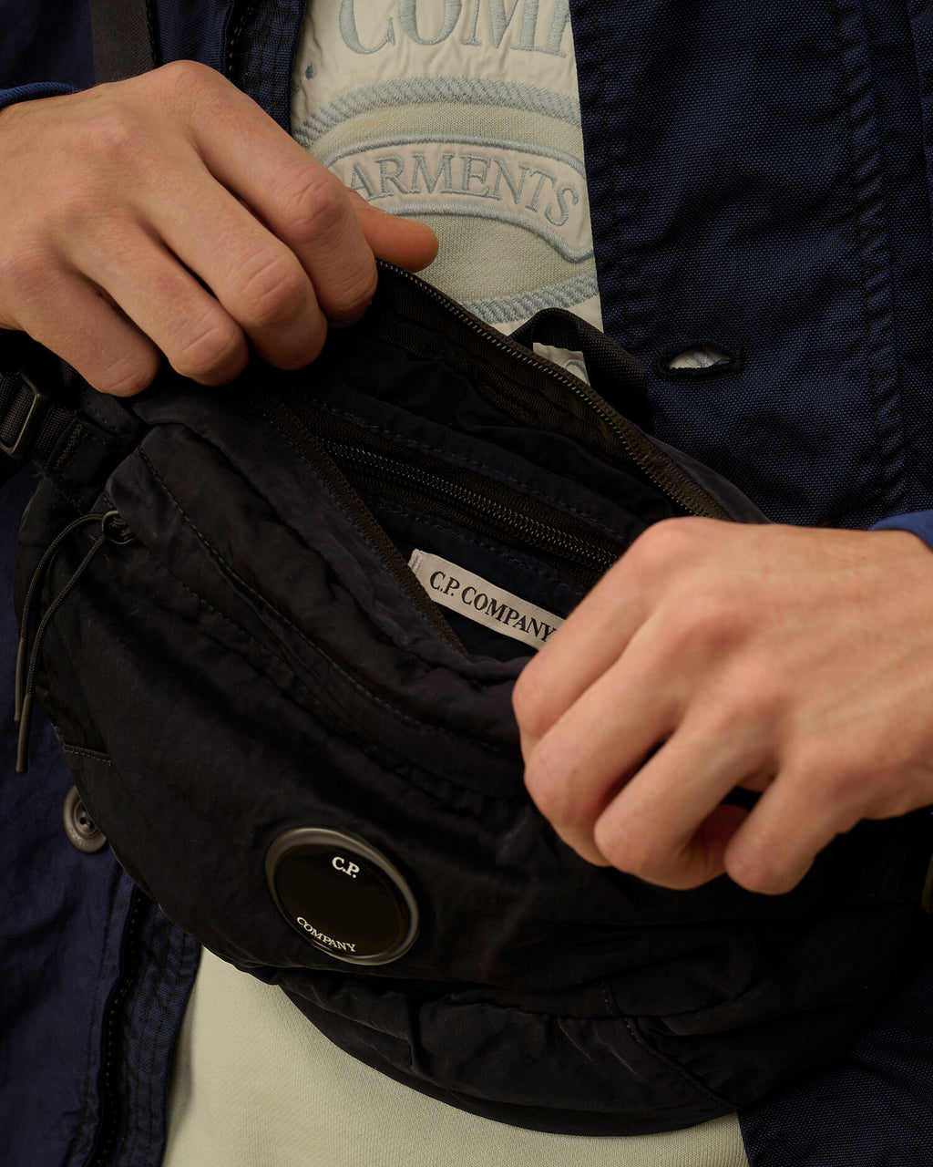 C.P company belt bag black
