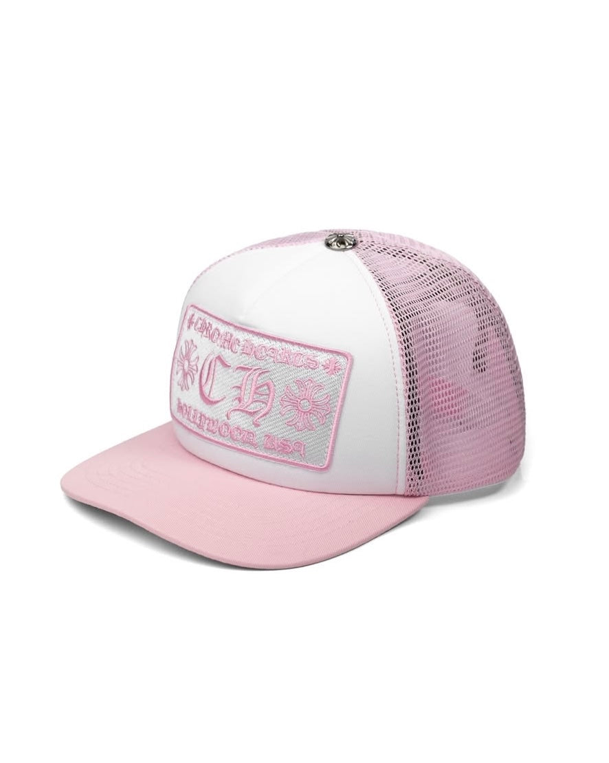 Chrome hearts pink hat
