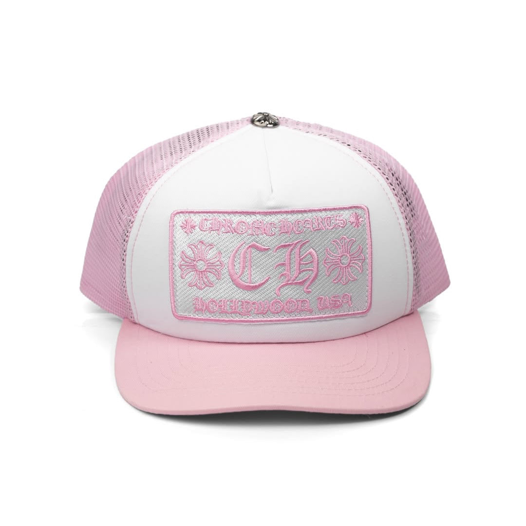 Chrome hearts pink hat