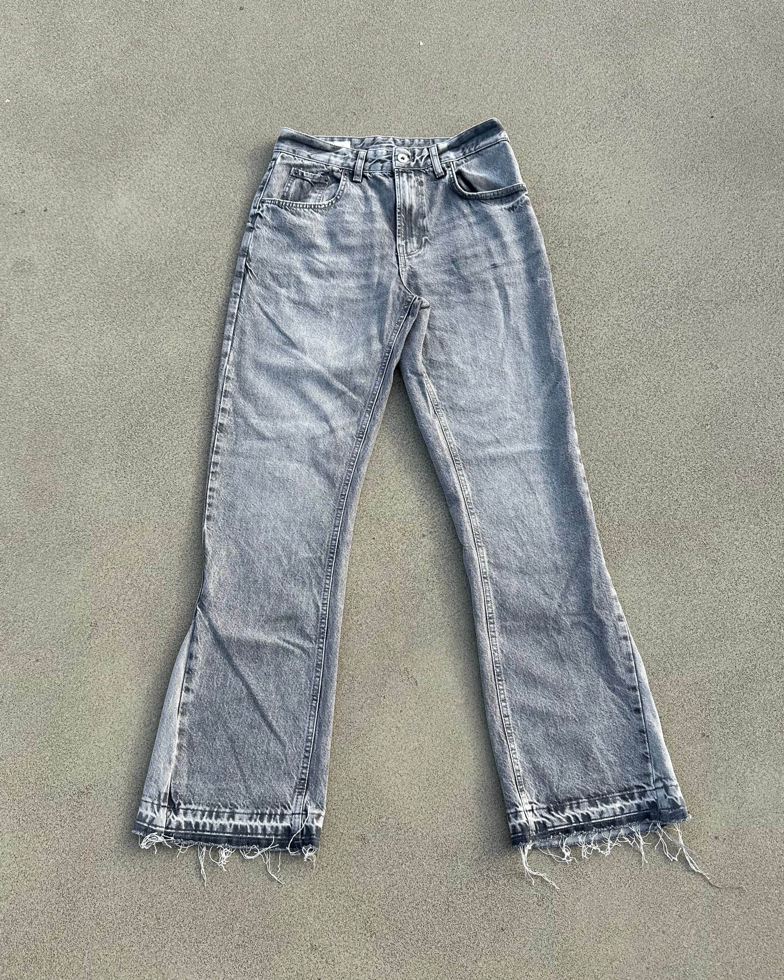 Flare Fit Jean (Light Grey)