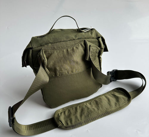 C.P. Company Men's Nylon B Shoulder Pouch in Ivy Green