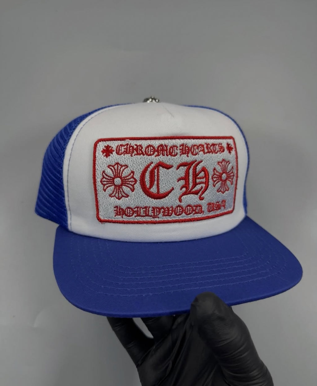 Chrome Hearts Hollywood trucker hat