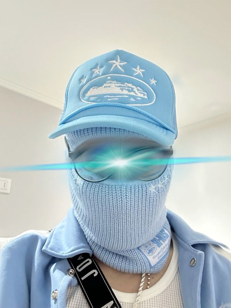 Baby blue 5 stars corteiz