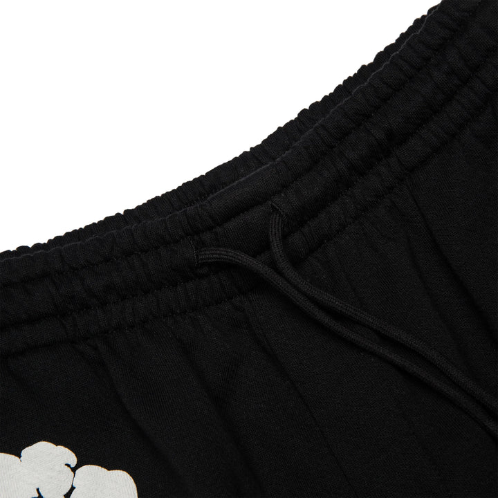Black denim tears short