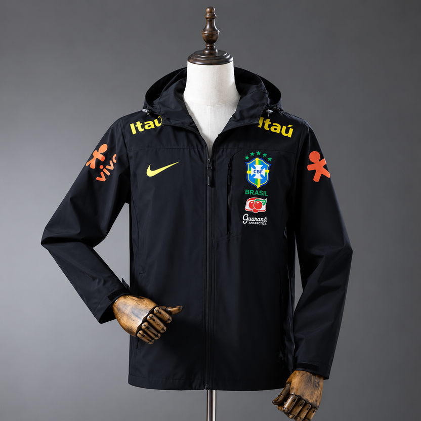 Black Brazil Wind Breaker