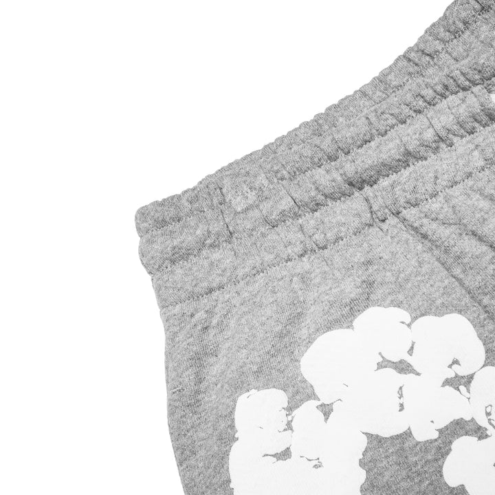 Grey denim tears short