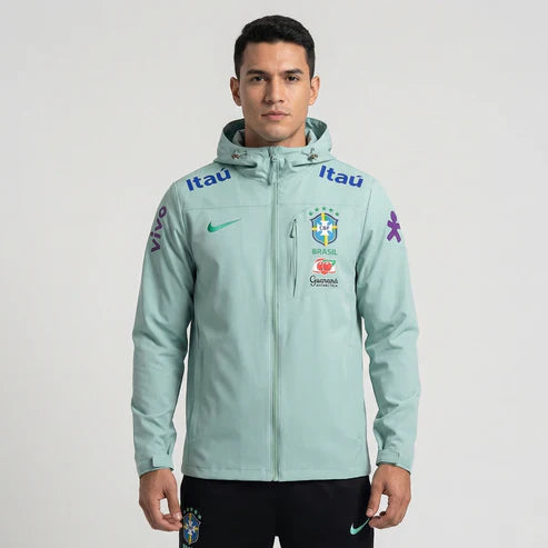 Mint Green Brazil Wind Breaker