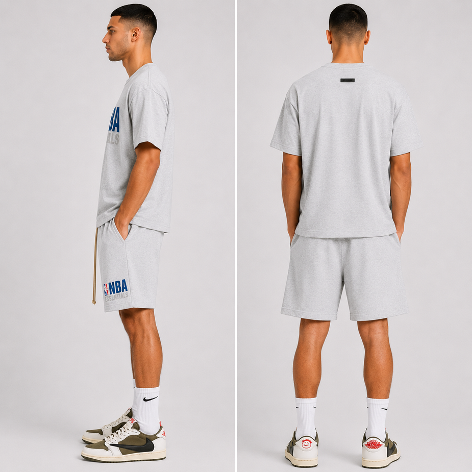 Nba Essentials Summer Set Grey
